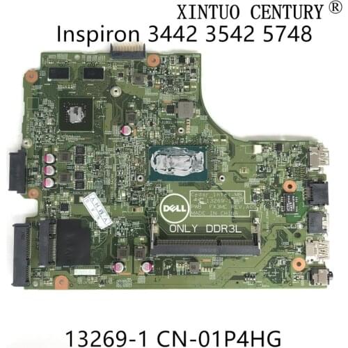 CN-01P4HG 01P4HG 1P4HG For Dell Inspiron 3442 3542 5748 Laptop Motherboard 13269-1 FX3MC W/ i5-4210U GT820M 2GB 100% tested OK