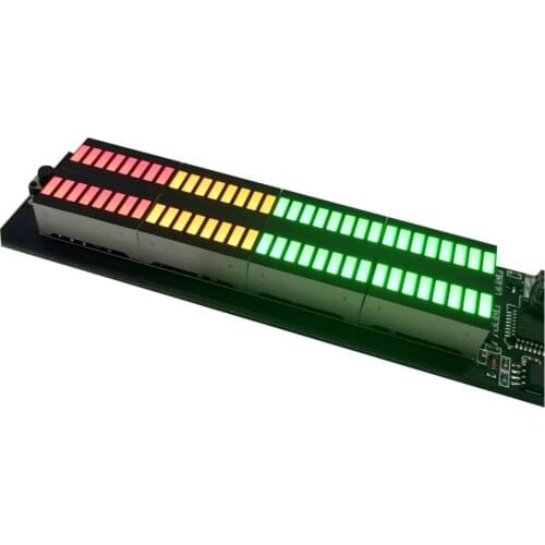 DC 6-30V Audio Level Indicator Stereo Music Spectrum LED light Amplifier VU Meter for Car player Light Atmosphere Lamps