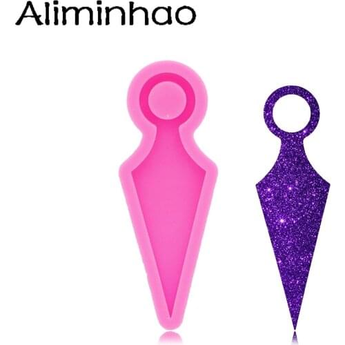 DY1134 Resin art DIY Making Self-defense Tools knife and Sword Silicone Keychain Molds, Epoxy Craft Mold, Resin Crafting Mold