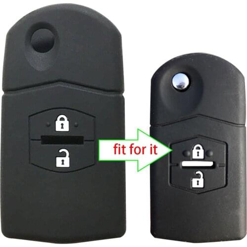 Dont Touch My Key Holder for Mazda Demio 2 3 Car Key Cover for Mazda 5 6 CX7 CX9 RX8 MPV Remote Flip Key 2Button Car Accessories