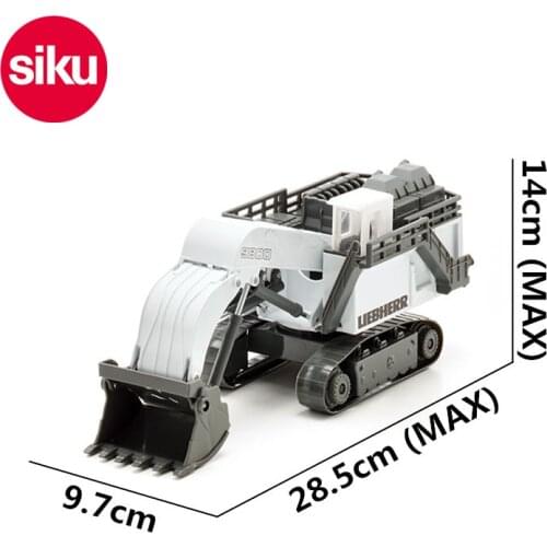 Die Cast Liebherr Engineering Vehicles 1:87 Siku 1798 Car Models Toys for Children Digger Bulldozer gld2
