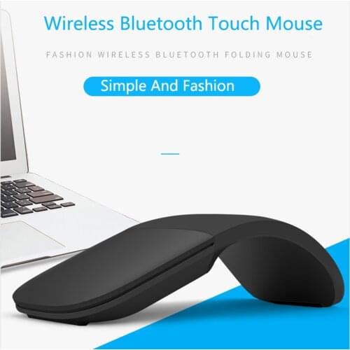 Arc Touch Wireless Bluetooth Mouse Silent Computer Laser Mice 1600 DPI Ultra Thin Gaming Foldable Mause For Microsoft PC Laptops
