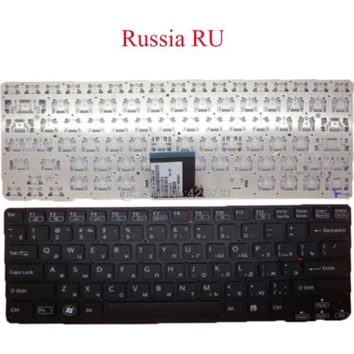 Laptop RU Keyboard For SONY For VAIO VPC-CA VPCCA 9Z.N6BBF.A0R 148953821 9Z.N1X82.001 9Z.N6BBF.B02 148954151 Russia black new