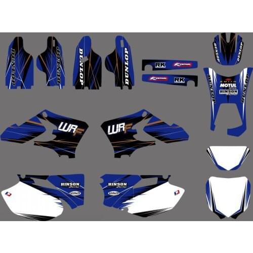 NEW TEAM GRAPHICS BACKGROUNDS DECALS FOR Yamaha WR250F WR450F WRF 250 450 2005 2006 WR 250F 450F