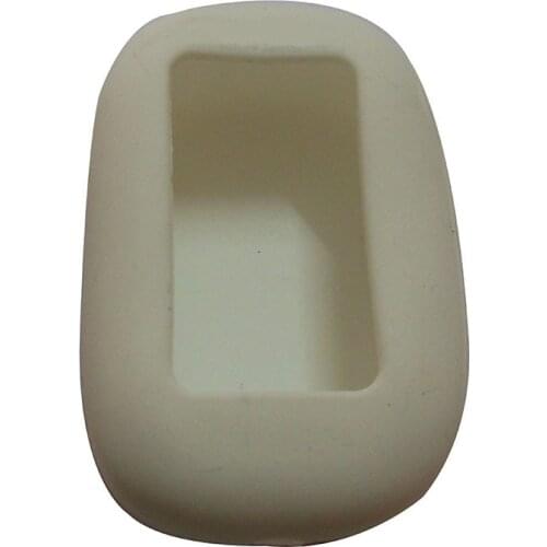 New arrival White B92 Silicone cover Case For Starline B92 B94 B64 lcd car remote controller free shipping