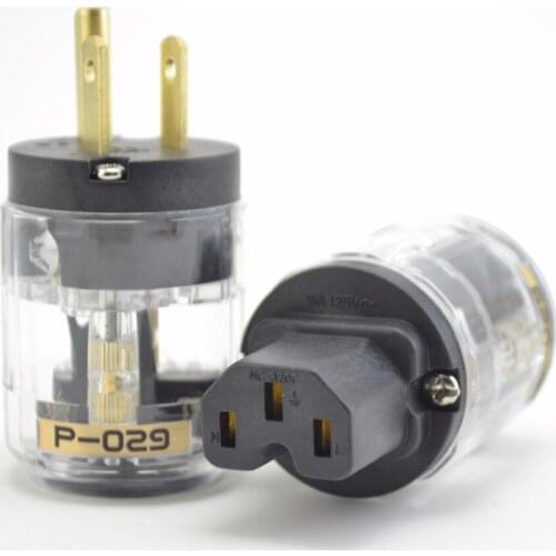 One Pair P-029 AC Power plug+C-029 power IEC plug