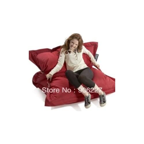 The original !! Buggle Up Outdoor red Beanbag, buckles bean bag chair - free shipping