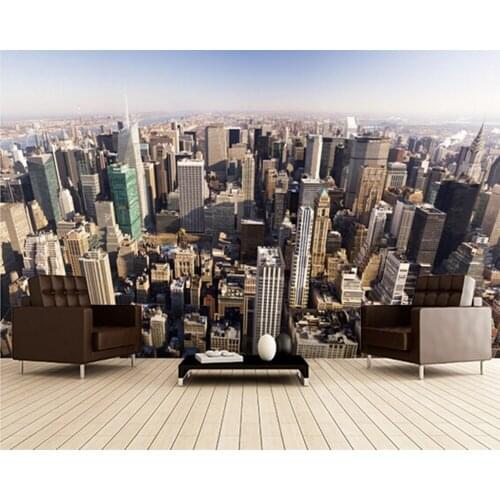 Custom photo wallpaper.New York City.Modern 3D wallpaper muralsfor living room bedroom kitchen wall waterproof PVC wallpaper