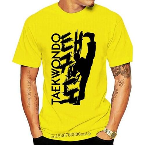 Casual Male taekwondo boy korean martial Shirt Brand Tee Shirts Print Tees Round Neck T Shirt