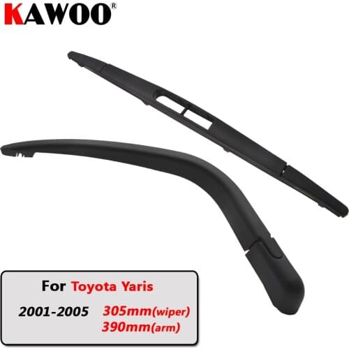 KAWOO Car Rear Wiper Blade Blades Back Window Wipers Arm For Toyota Yaris Hatchback (2001-2005) 305mm Windscreen Blade