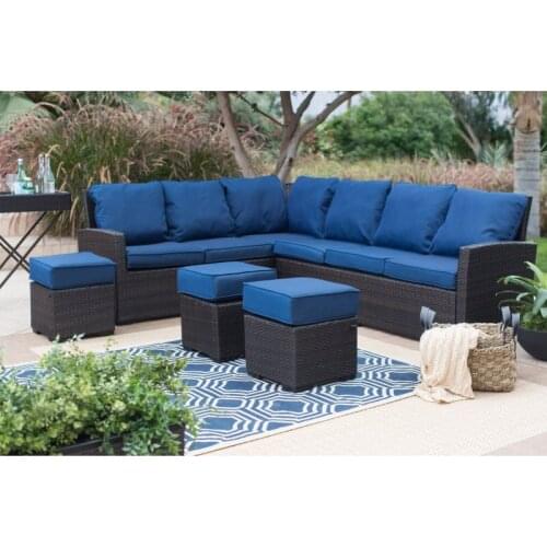 Best selling rattan sofa set furniture gareden used furniture