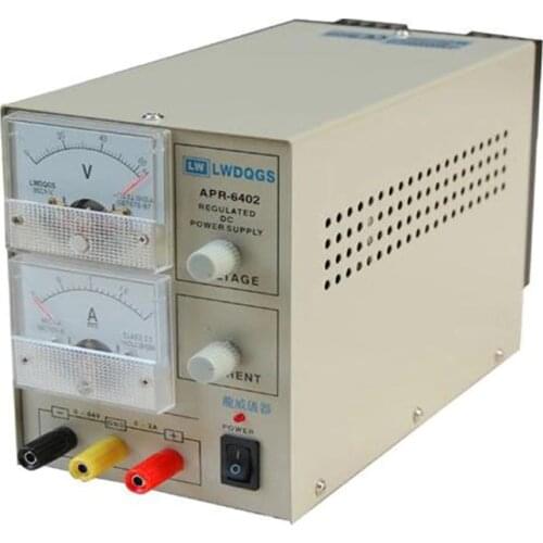 APR-6403 64V 3A Constant Voltage Regulated Linear DC Power Supply for Electronics Industry