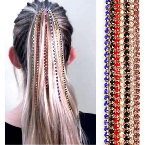 UDDEIN Hair Band Long Tassel Chain Bridal Wedding Hair Accessories Hair Clip Women Party Wedding Accessories Hair Jewelry