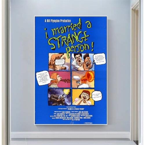 V2210 I Married a Strange Person Vintage Classic Movie Wall Silk Cloth HD Poster Art Home Decoration Gift