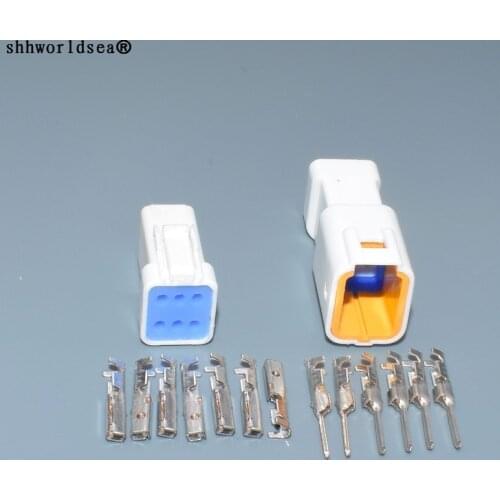 Worldgolden 6 Pin/Way Male Or Female Automotive Connector Plug Housing With Terminal For JST 06R-JWPF-VSLE-D 06T-JWPF-VSLE-D