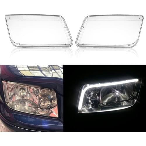 1 Pair Plastic Headlight Head Light Lamp Cover Replacement Transparent for VW MK4 Bora 1998-2004 Car Accessories