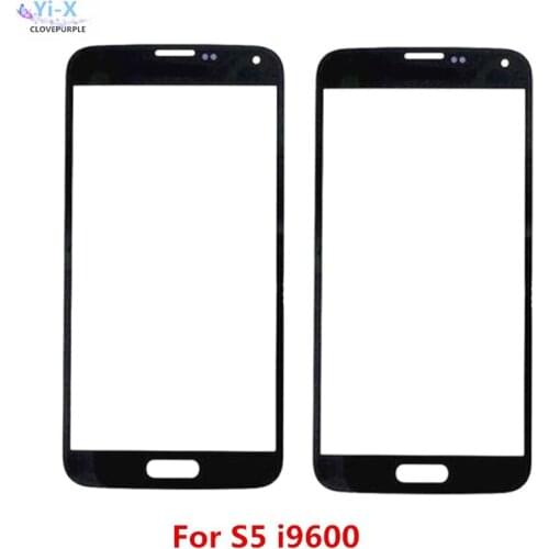 10pcs/lot Touch screen For Samsung Galaxy S5 i9600 Front Outer Glass Top Lens Touch Screen Panel