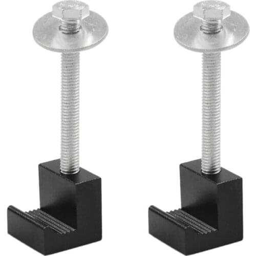 2 Pcs Premium Tool Box Tie Downs Aluminum Hook Crossover Toolbox Pickup Truck Universal Fit Car Pickup Truck Auto Parts