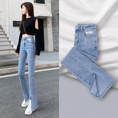 2021 straight leg jeans woman pants