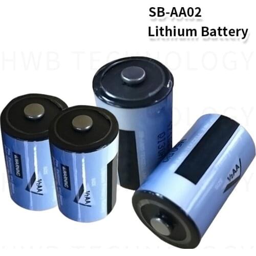 30X HOT NEW Tekcell SB-AA02 3.6V 1/2AA LS14250 ER14250 PLC lithium battery / SB-AA02 backup battery Free Shipping