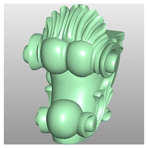 3D model STL format file for cnc router engraving furniture sofa cabinet chair leg pattern Artcam 655