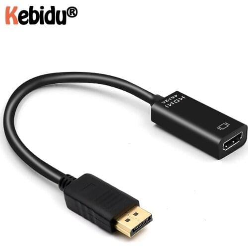 4K 1080P DP Displayport To HDMI-compatible Adapter Display Port Cable Converter For PC Projector To HDMI-compatible Adapter