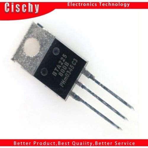 5pcs BTA225-800B TO220 BTA225 TO-220 BTA225-800