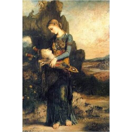 "The Thracian Girl With Orpheus Head"5D DIY Full Round Diamond Painting Cross Stitch 3D Embroidery Rhinestone Home Decor Y633