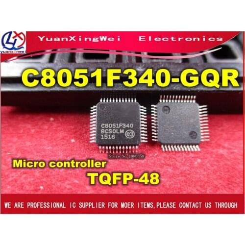 Free shipping 10pcs/lot C8051F340 C8051F340-GQR TQFP-48 La a genuine new starting