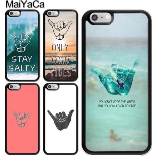 Waves Ocean Shaka Surf Case For iPhone 12 Mini 11 Pro MAX X XR XS MAX SE 2020 6S 7 8 Plus 5s Cover