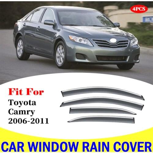 Car window deflectors For Toyota Camry 2006-2011 car wind deflector guard rain vent sun visor cover styling accessories