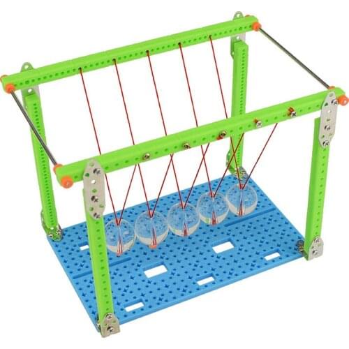 Childrens Manual Invention Diy Material Newtons Cradle Balance Ball Pendulum Physics Science Equipment Primary School Toys