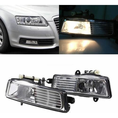 For Audi A6L C6 2009 2010 2011 Front Bumper Light Anti-fog Fog Lights Front Fog Lamp Assembly 1pcs