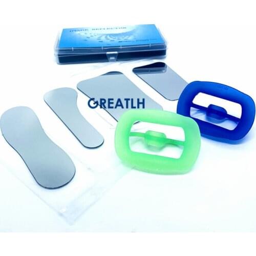 Intraoral Dental Clinic Photography Double Side Photography Mirror Stainless Steel Retractor Cheek Lip Mouth Opener