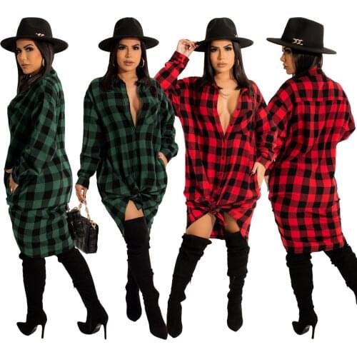 ICCLEK Fashionable Shirt Dresses