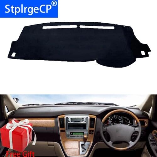 Car Dashboard Cover Mat for Toyota Alphard 2002 2003 - 2007 Right Hand Drive Dashmat Pad Dash Mat Cover Dashboard Accessories