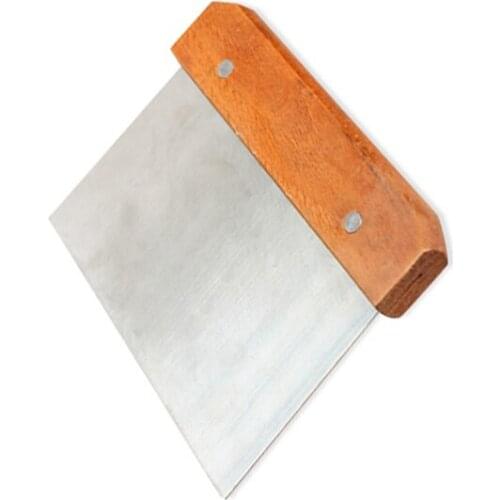 Soap Cutter Straight Stainless Wax Dough Slicer Wooden Handle for Soaps Making B99