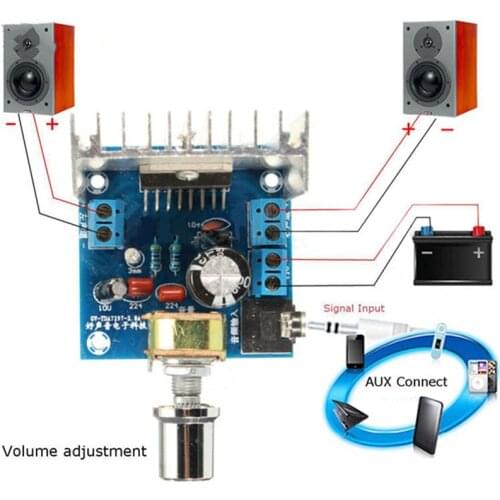 TDA 7297 Version Amplifier Board DC 15w Digital Audio Power Module Stereo 2 Dual Channel Amplificador For Speakers DIY Kit Radio