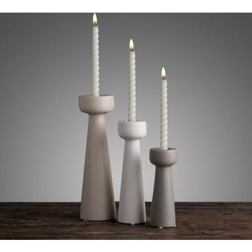 PINNY Nordic Ceramics Candle Holders Home Decoration Accessories Modern Romantic Candle Candlesticks Candle Light