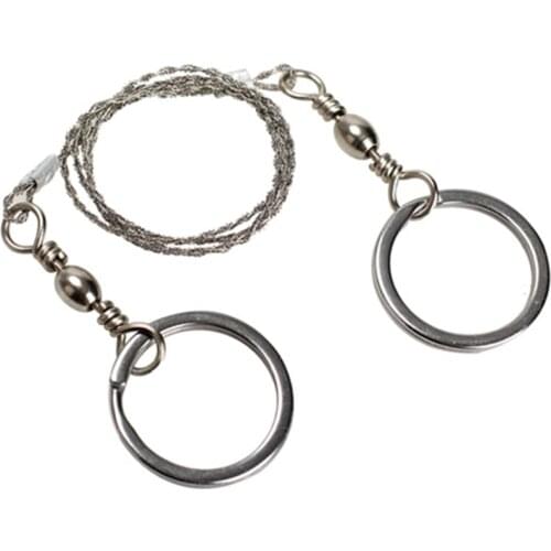 Superior Outdoor Hand Tools Camping Survival Line Saw Jungle Emergency Hunting Tool Portable Mini Pocket stainless steel Saws