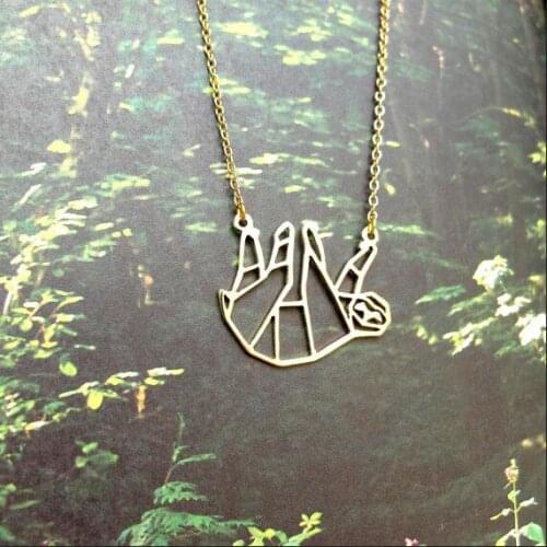 Drop shipping-Sloth Pendant Necklace