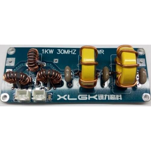 Assembled Finsihed LPF 1000W 1KW 30MHZ SWR low pass filter for HF SSB amplifier output