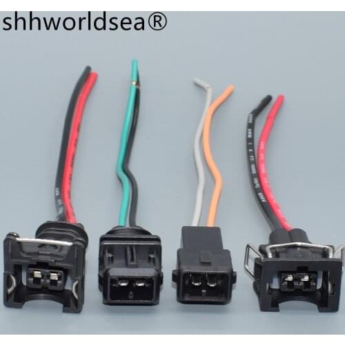 Shhworldsea 1pcs 282189-1 282762-1 2 Pin 3.5mm Female EV1 Automotive waterproof Connector