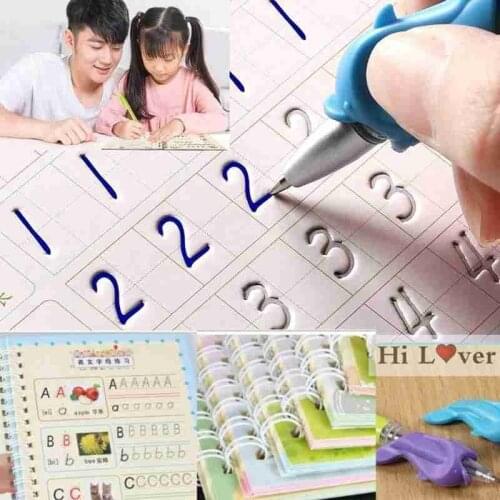 Calligraphy That Can Be Reused Handwriting Copybook Set for Kid Calligraphic Letter Writing Stickers Dropshipping