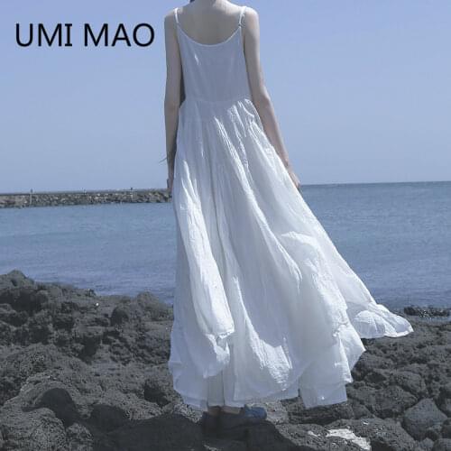 Белые летние платья UMI MAO China At AliExpress