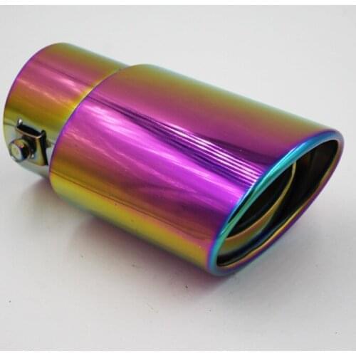 Tailpipe of automobile exhaust pipe A153 baking blue stainless steel muffler tail pipe