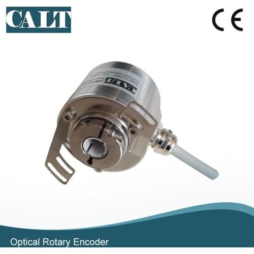 High precision 60mm single turn SSI output absolute rotary encoder 18 bits 12mm hollow shaft