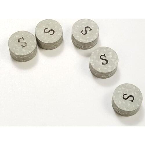 Xmlivet 10pcs/lot 12/13/14mm Billiard cue tips 8layers white Pool tips Hardness in SS/S/M/H cue stick tip accessories