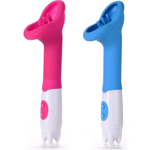 Tongue Vibrator Clit Sucker Clitoris Pussy Pump Silicone Oral Simulator Sex Toys for Women TK-ing