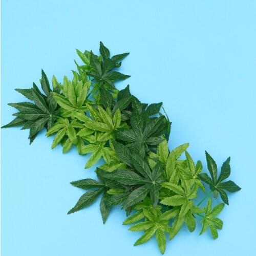 1 pc Reptile Plants Plastic 12inch Fake Leaves Habitat Decoration Terrarium Rattan for Geckos Lizards